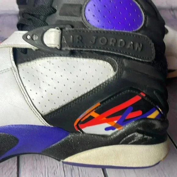 Nike Air Jordan 8 Retro Three Peat Size 11.5 OG VIII 305381-142 White Black main image 11